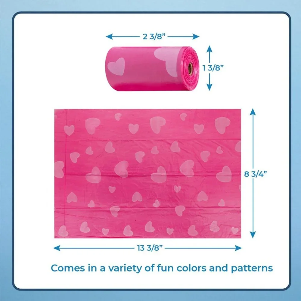 Best Pet Supplies Dog Poop Bags for Waste (150 Bags)